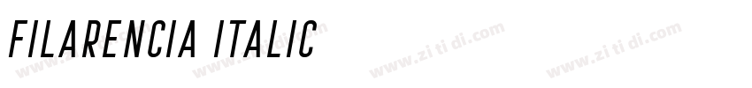 Filarencia Italic字体转换 Filarencia Italic字体转换